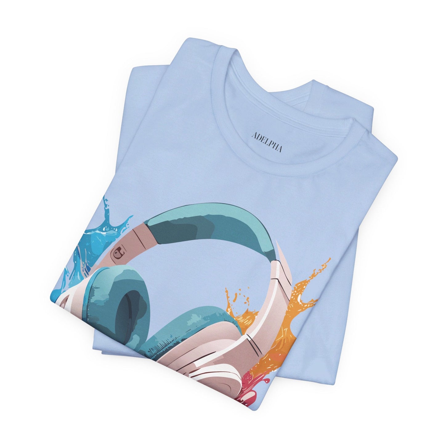 Music Graphic T Shirt Unisex Jersey Short Sleeve With Vintage Inspired Artwork Adelpha