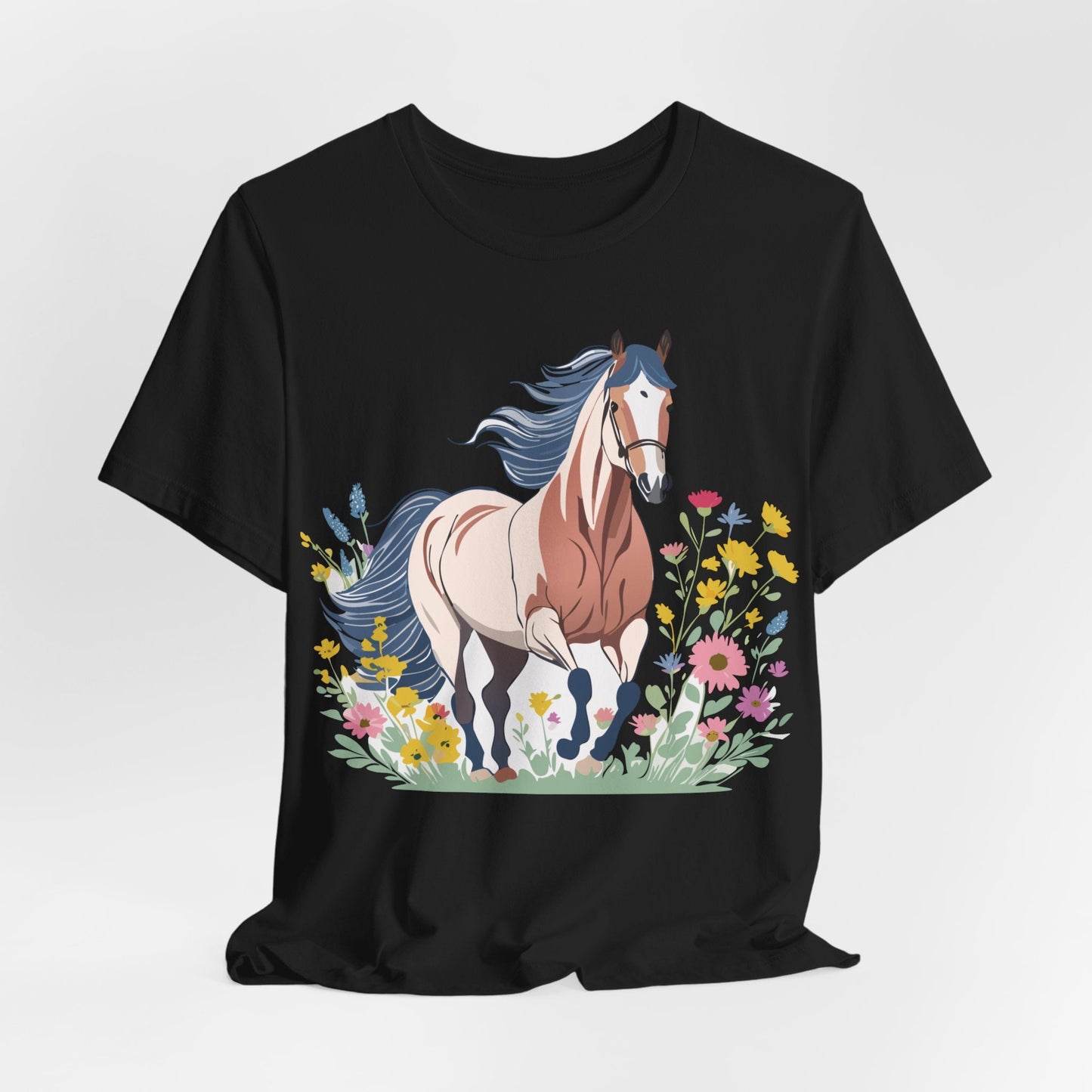 Horse Graphic Unisex 100 Cotton Vintage Animal Art T-Shirt 10