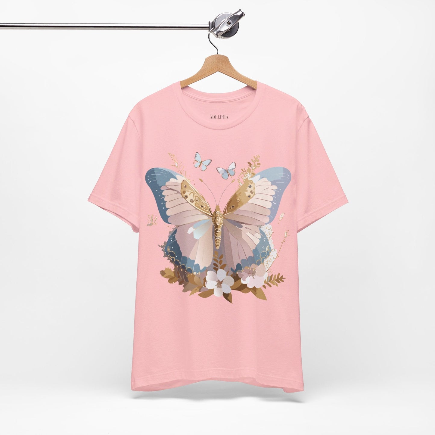 Adelpha Vintage Inspired Butterfly Graphic Tee Unisex Short Sleeve