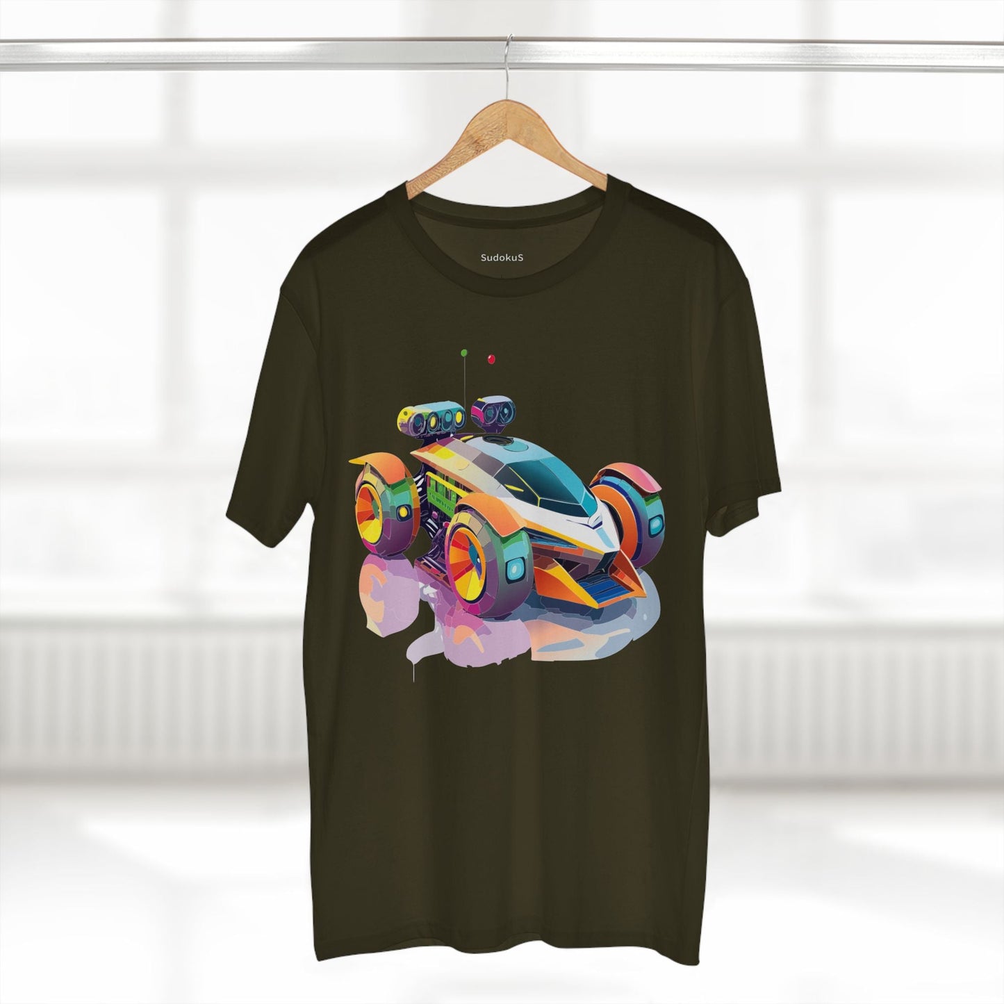 Car Graphic Unisex 100 Cotton Staple Tee 26