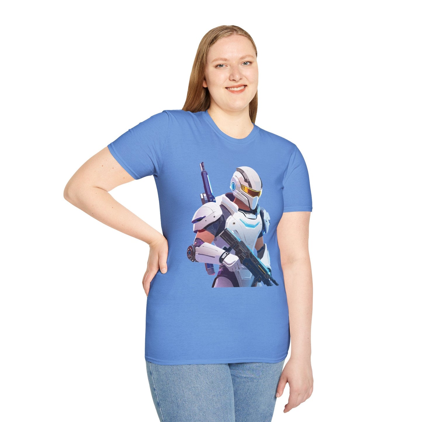 Robocop T Shirt Unisex Softstyle 64000 Gildan 100 Percent Ring Spun Cotton Graphic Tee