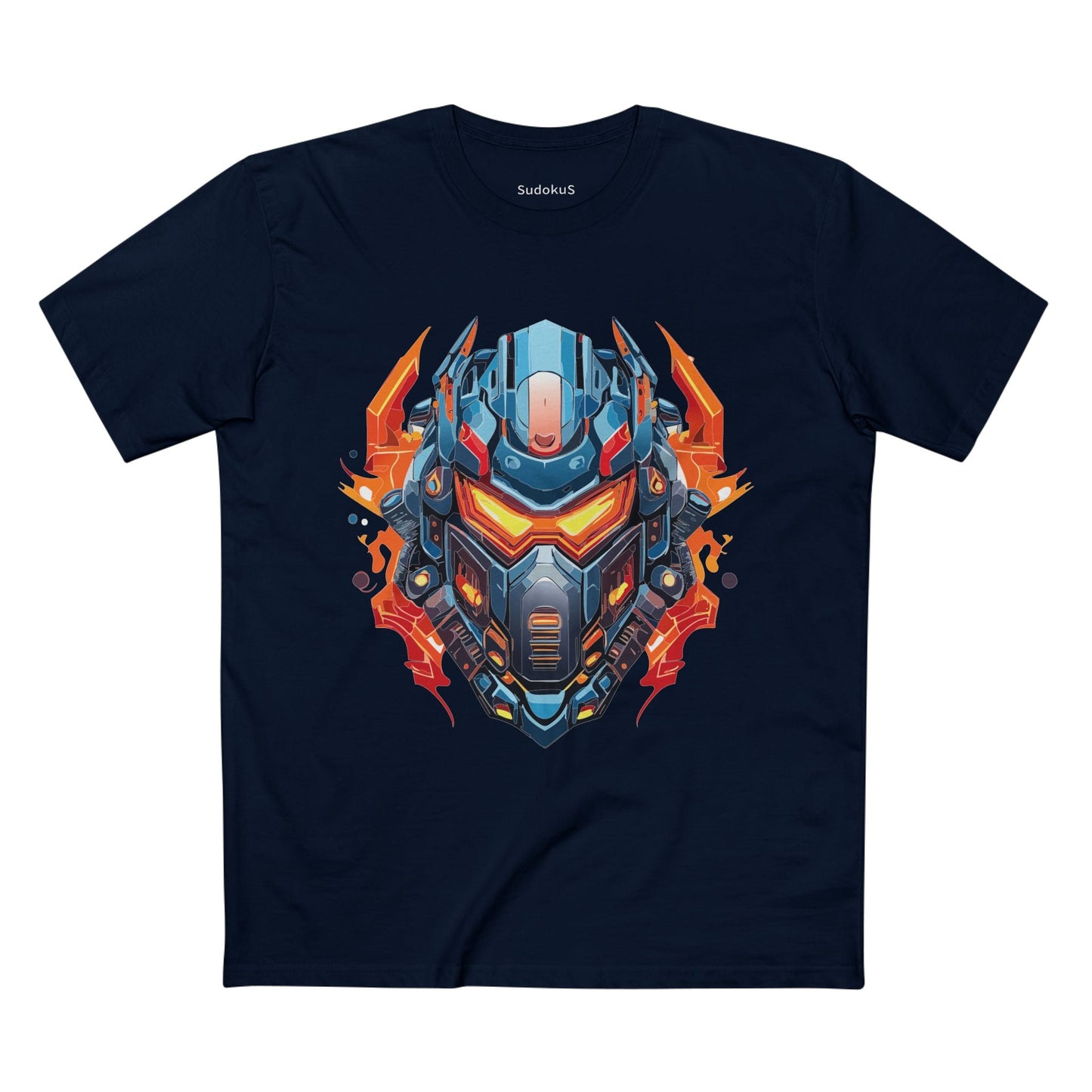 Cyborg Robot Graphic Unisex 100 Cotton Staple Tee 16