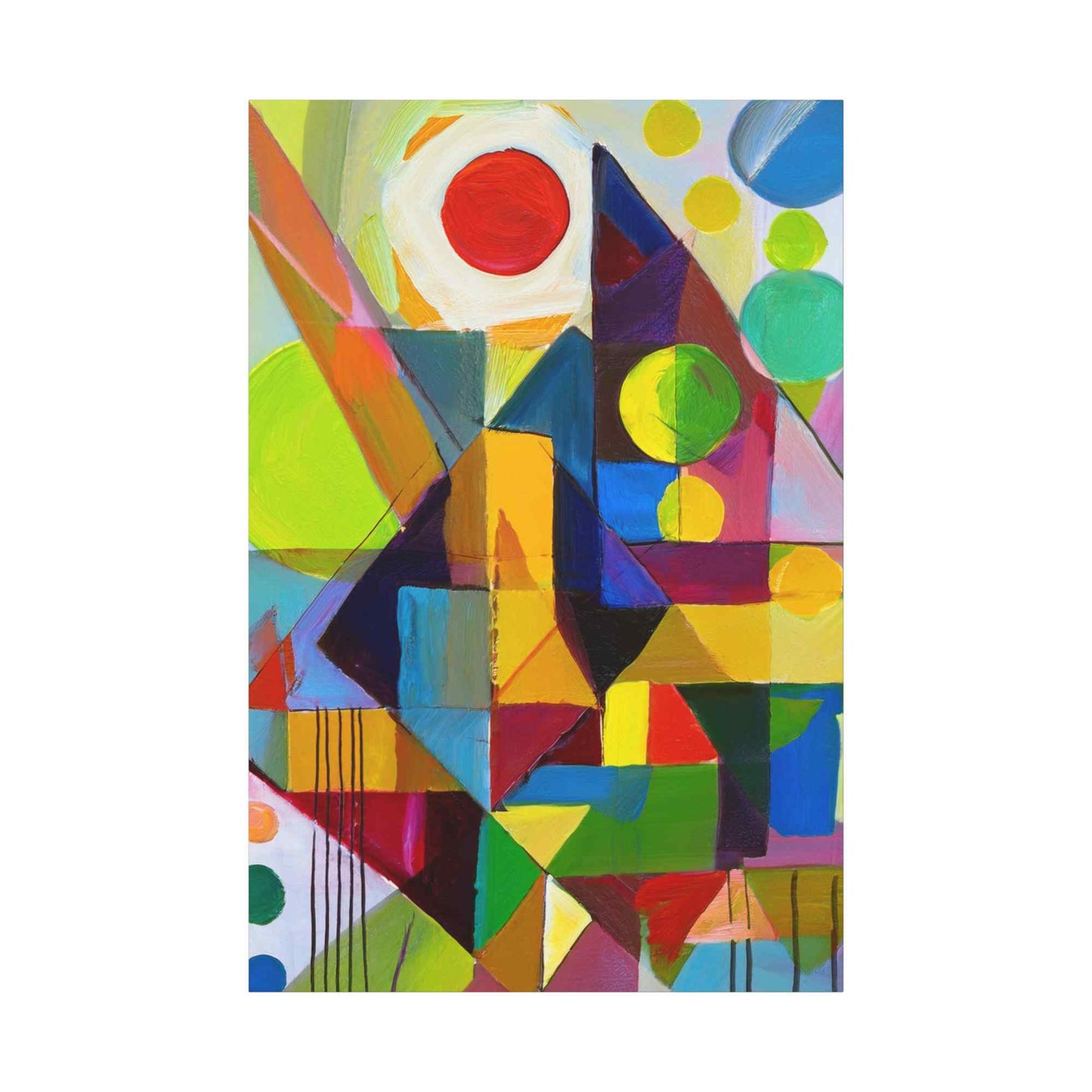Abstract Painting Print Canvas 20x24,20x30,24x30, 24x32,24x36,30x40, 32x48,36x48,40x60 Pine-Wood Inner Frame ABS-6