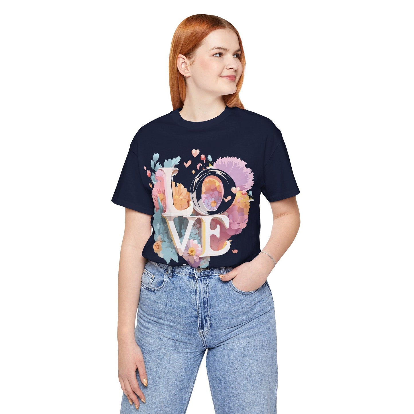 Valentine Graphic Tee Unisex Jersey Short Sleeve Art Design By Adelpha Vintage Artwork