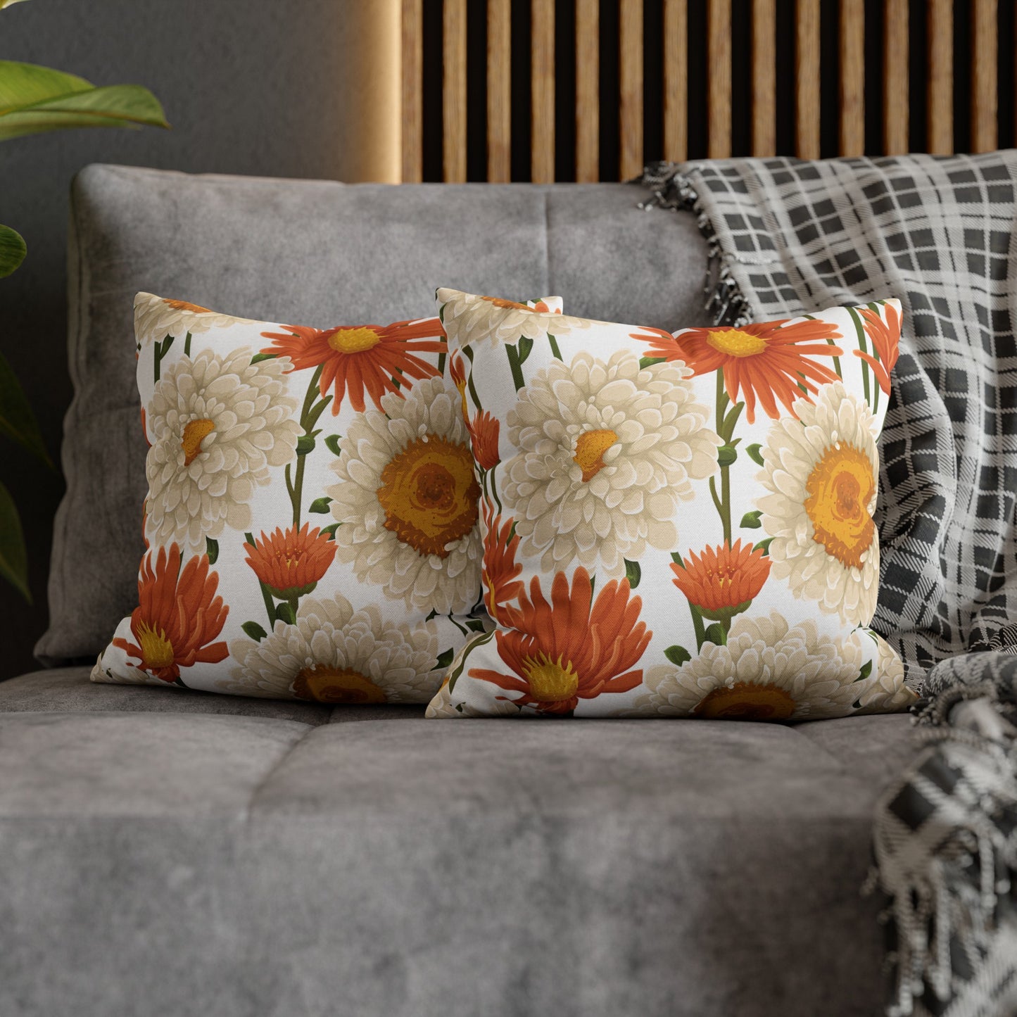 Floral Poly Pillowcase