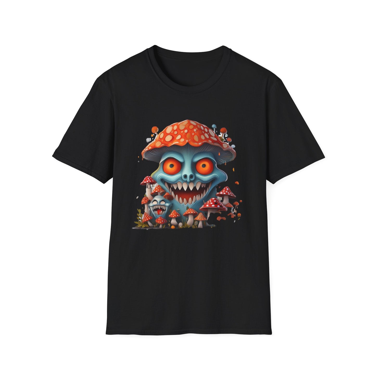 Mashroom Tee Shirt Unisex Softstyle Gildan 64000 Short Sleeve Tee With Funny Mashroom Fungus