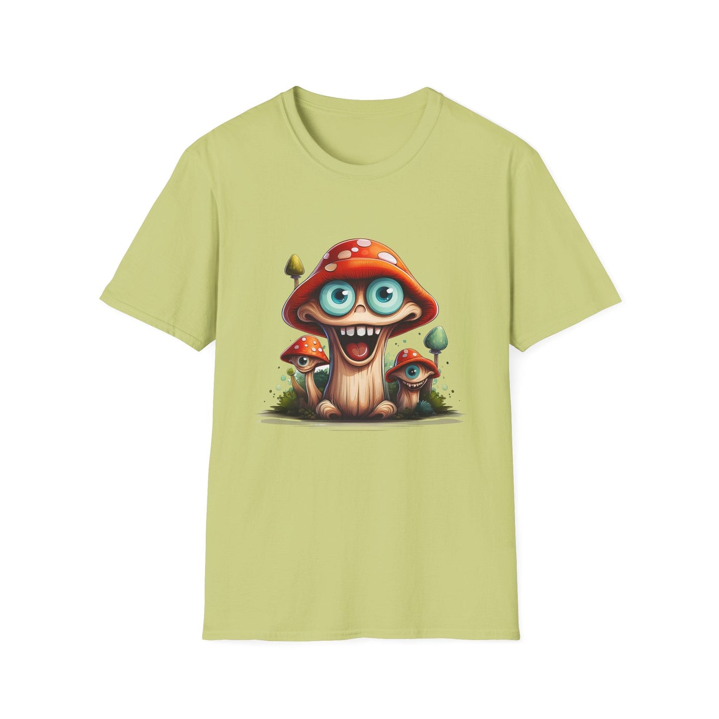 Mashroom Tee Shirt Unisex Funny Mushroom Design Softstyle Tee One Hundred Percent Ring Spun Cotton