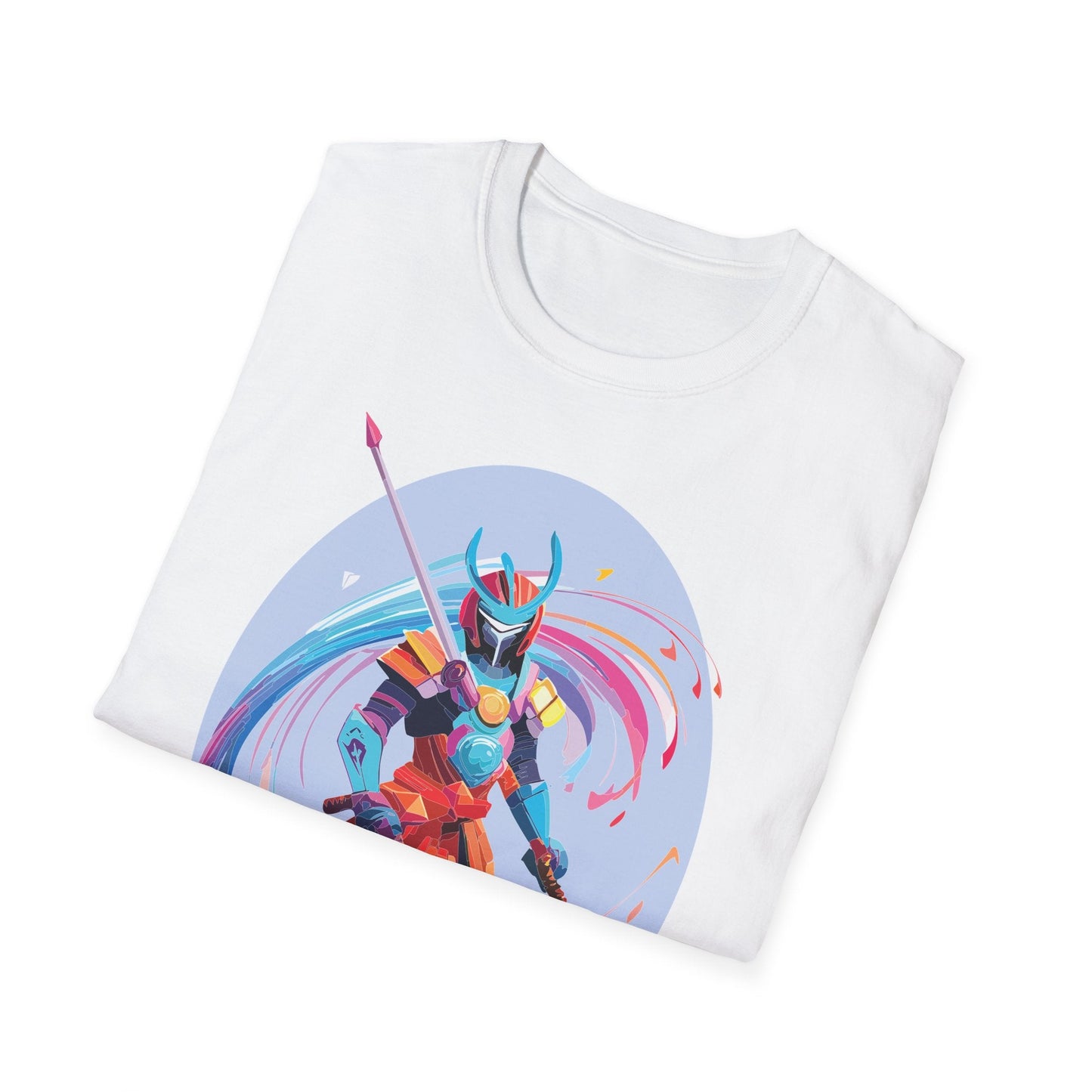 Samurai Shirt Unisex Gildan Softstyle Tee 100 Percent Ring Spun Cotton Samurai Design