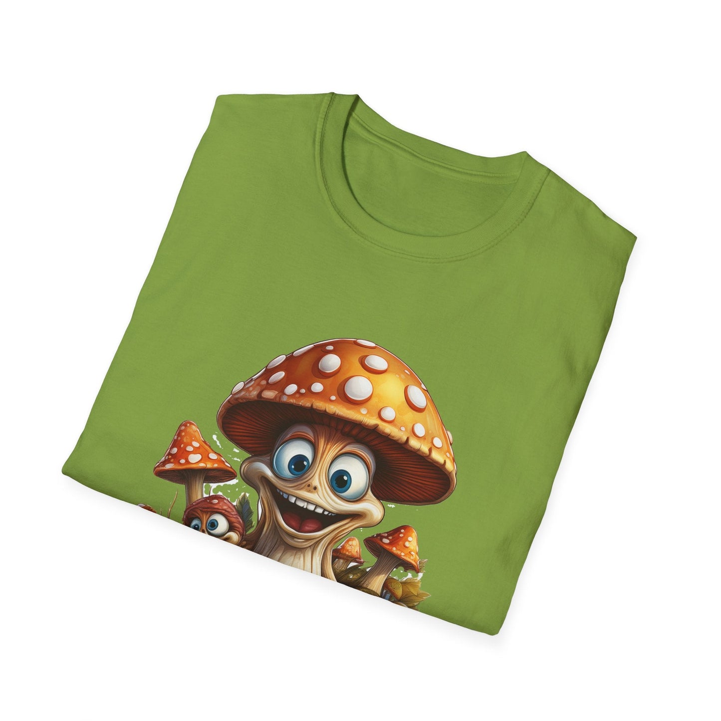 Mashroom Tee Shirt Unisex Softstyle 64000 Comfortable Mushroom Shirt With Funny Fungus Design