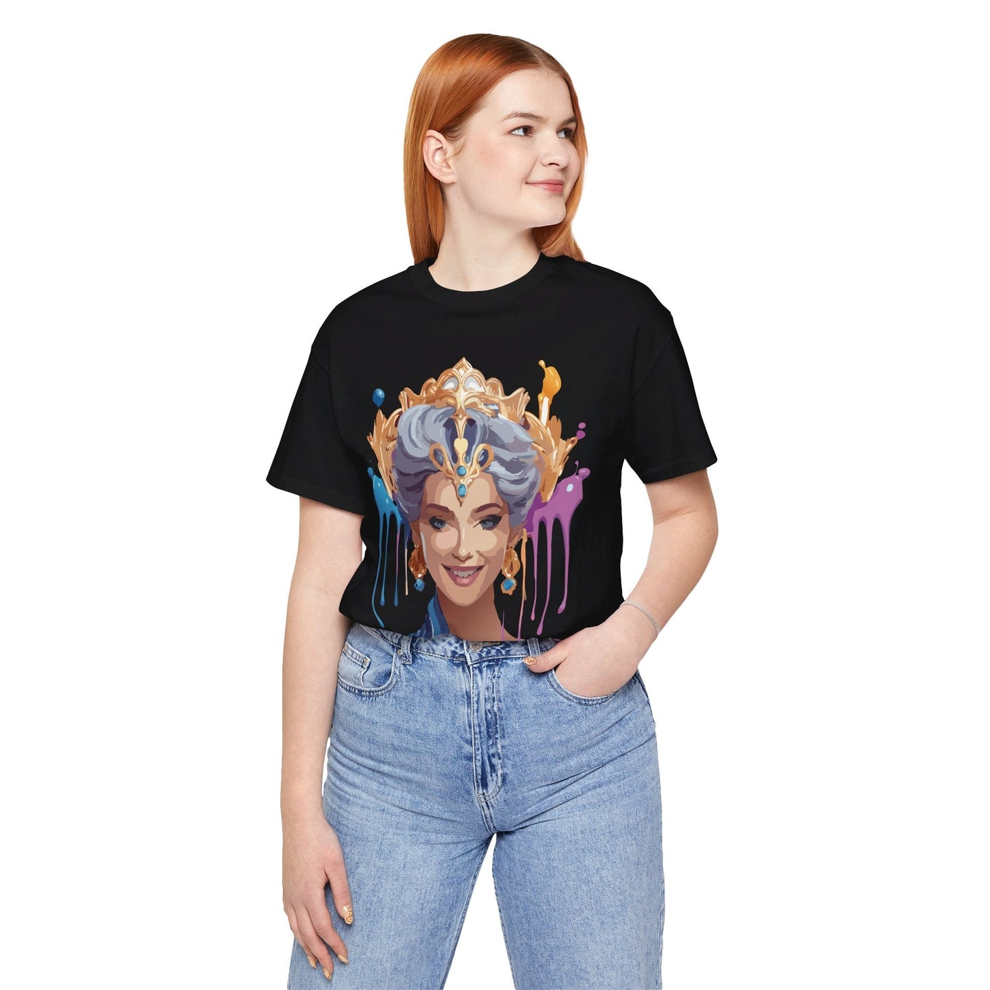 Queen Woman Portrait Graphic Unisex 100 Cotton Vintage Artwork Tee 18