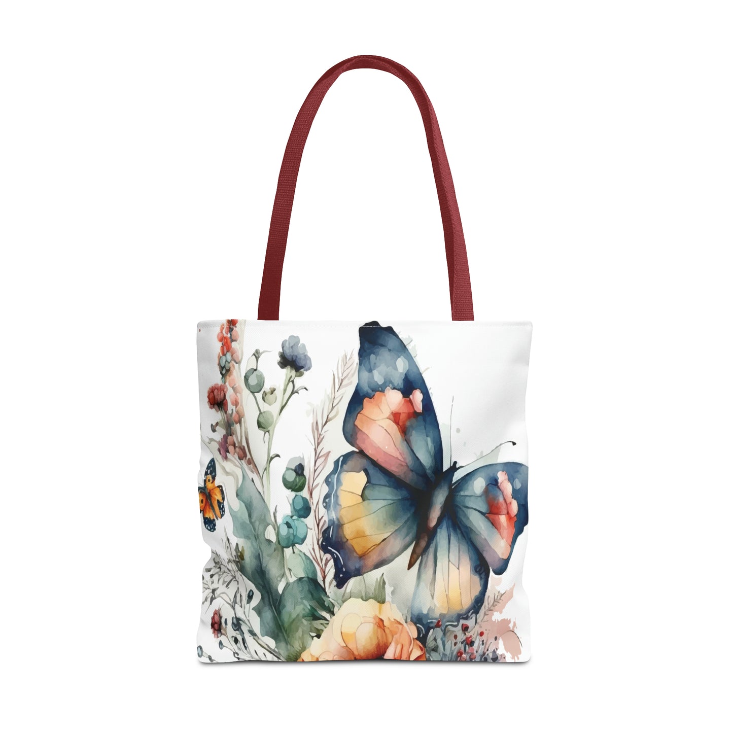 Canvas Bag with Butterfly Prints