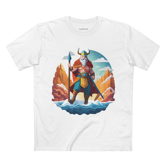 Viking Graphic Unisex 100 Cotton Staple Tee 7