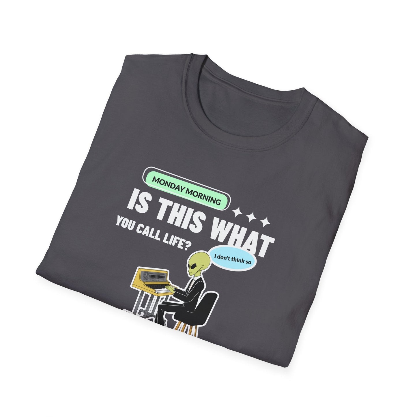 Alien Office Worker T-Shirt Unisex Cotton