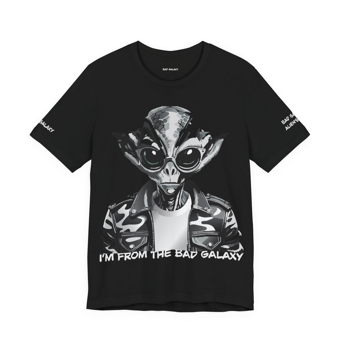 Alien Graphic Unisex Cotton Bella+Canvas Tee with Art Design b77