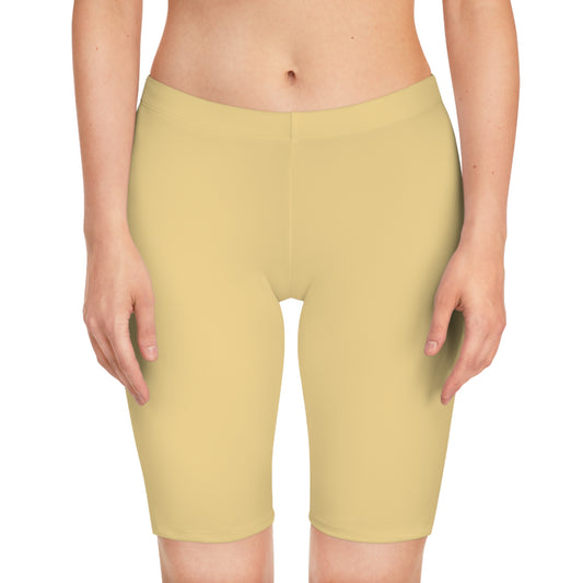 Yellow Color Biker Shorts, Yellow Biker Shorts 7