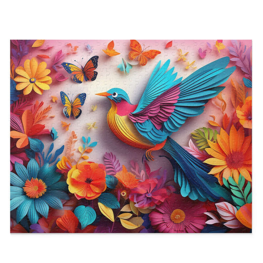 Bird Puzzle 500-Chipboard Pieces in Box | Kids Puzzles Size: 16" x 20",  Ages 9+ and Family pn67