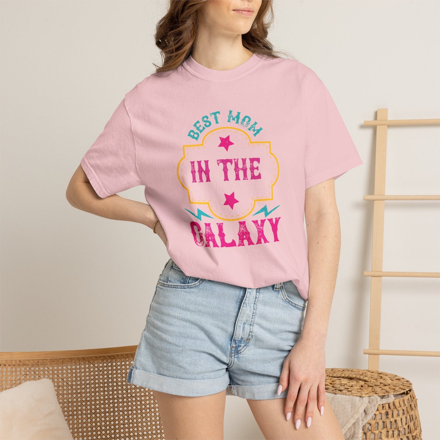 Mom T-shirt Mother Day Mama Tee Unisex Comfort Colors Garment-Dyed Cotton h65