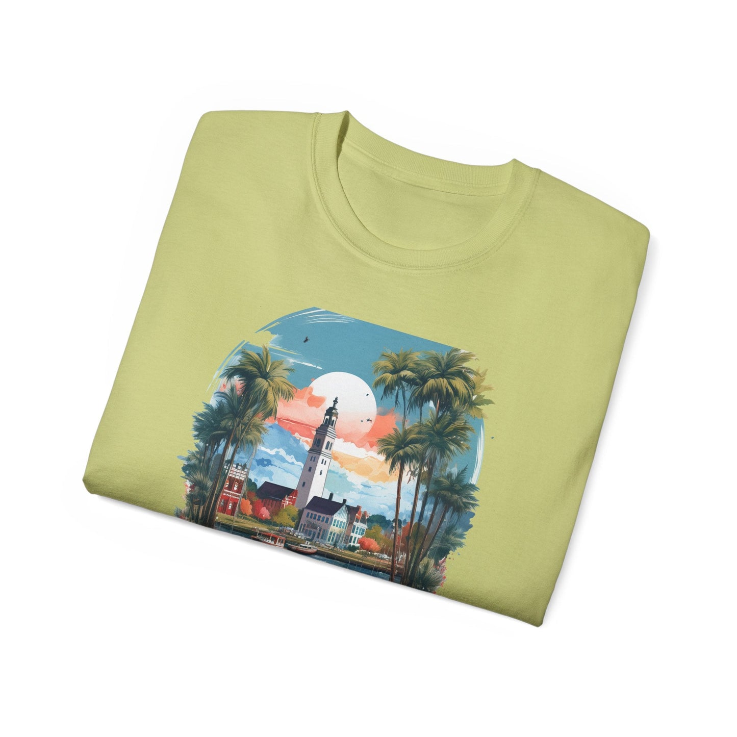 Delaware Graphic Unisex Cotton T‑Shirt 2