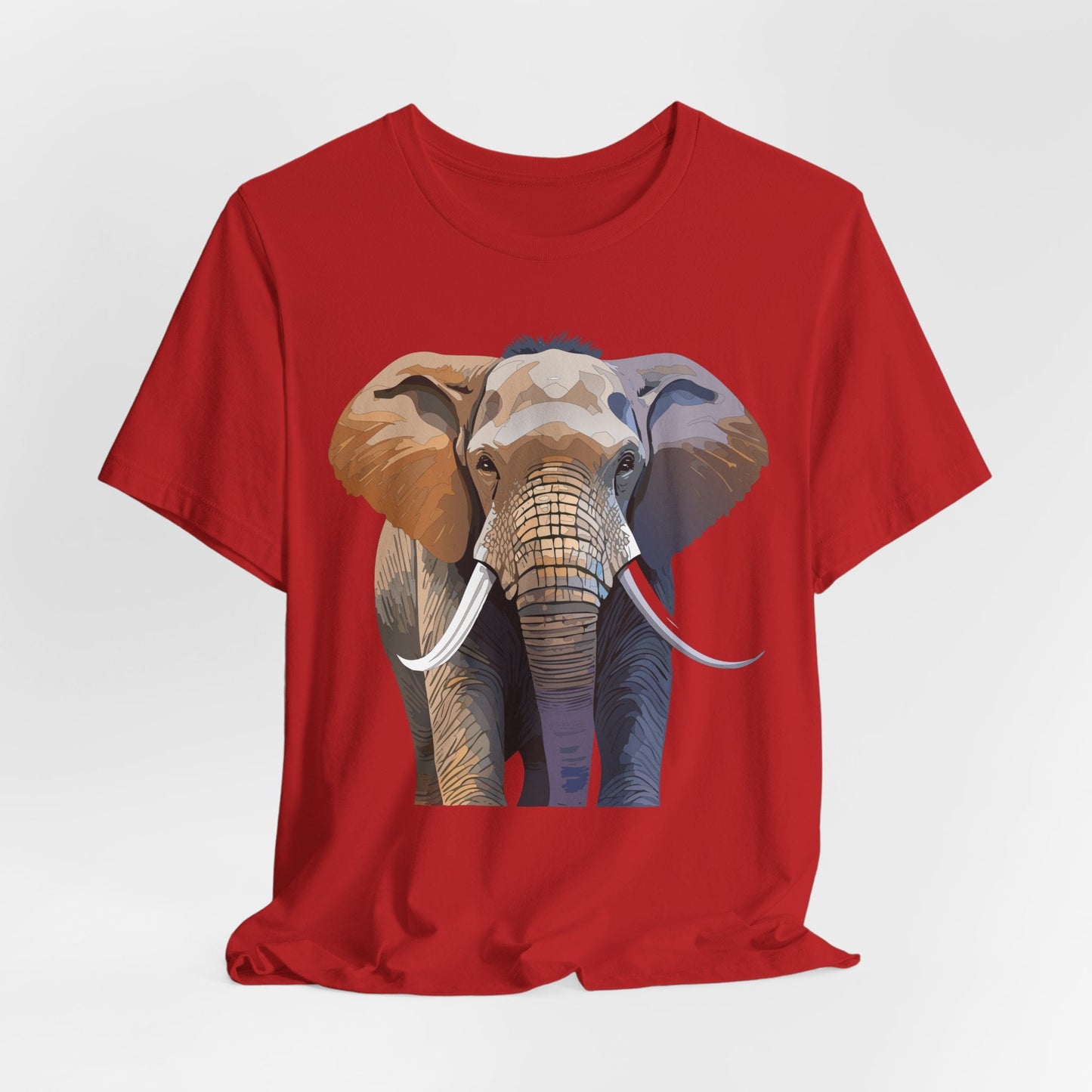Unisex Animal Art Design Tee Shirt With Wildlife Animals Short Sleeve Everyday Comfort