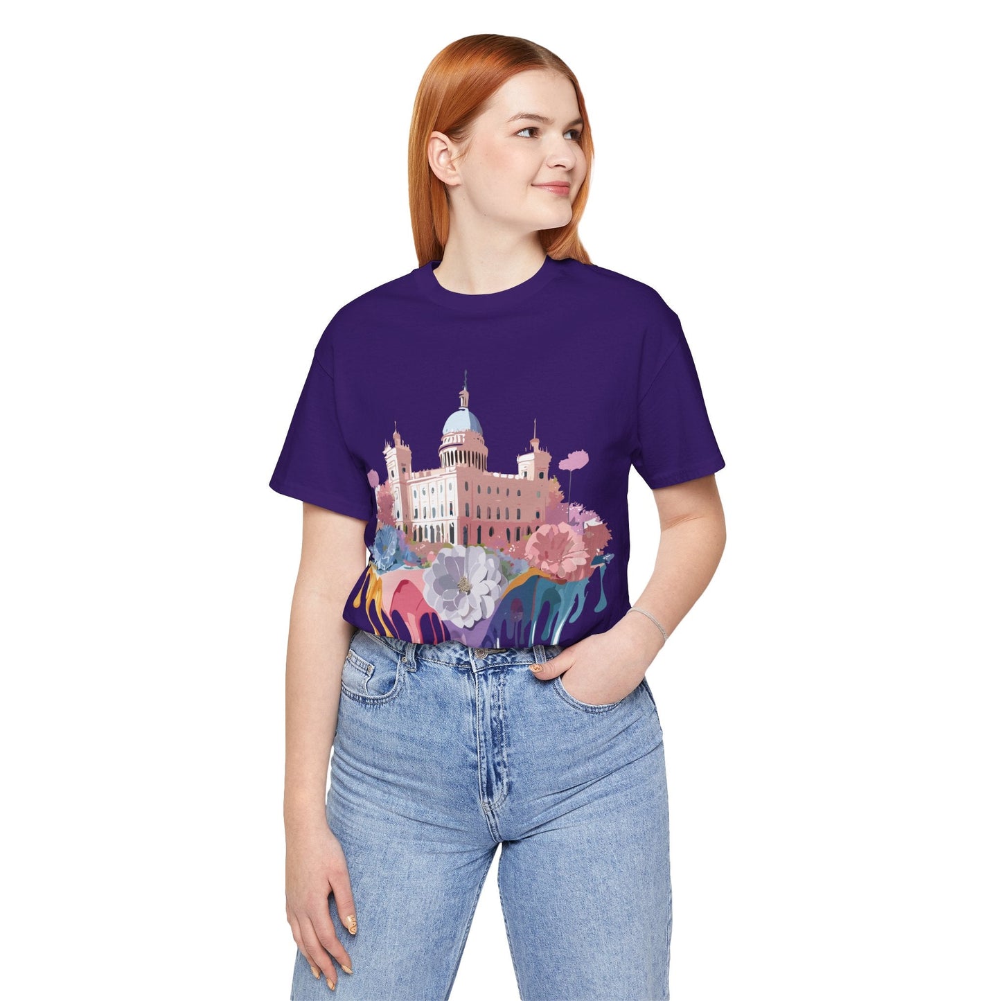 Madrid Tourist Shirt Graphic Tee Unisex Vintage Inspired Artwork By Adelpha Premium Streetwear