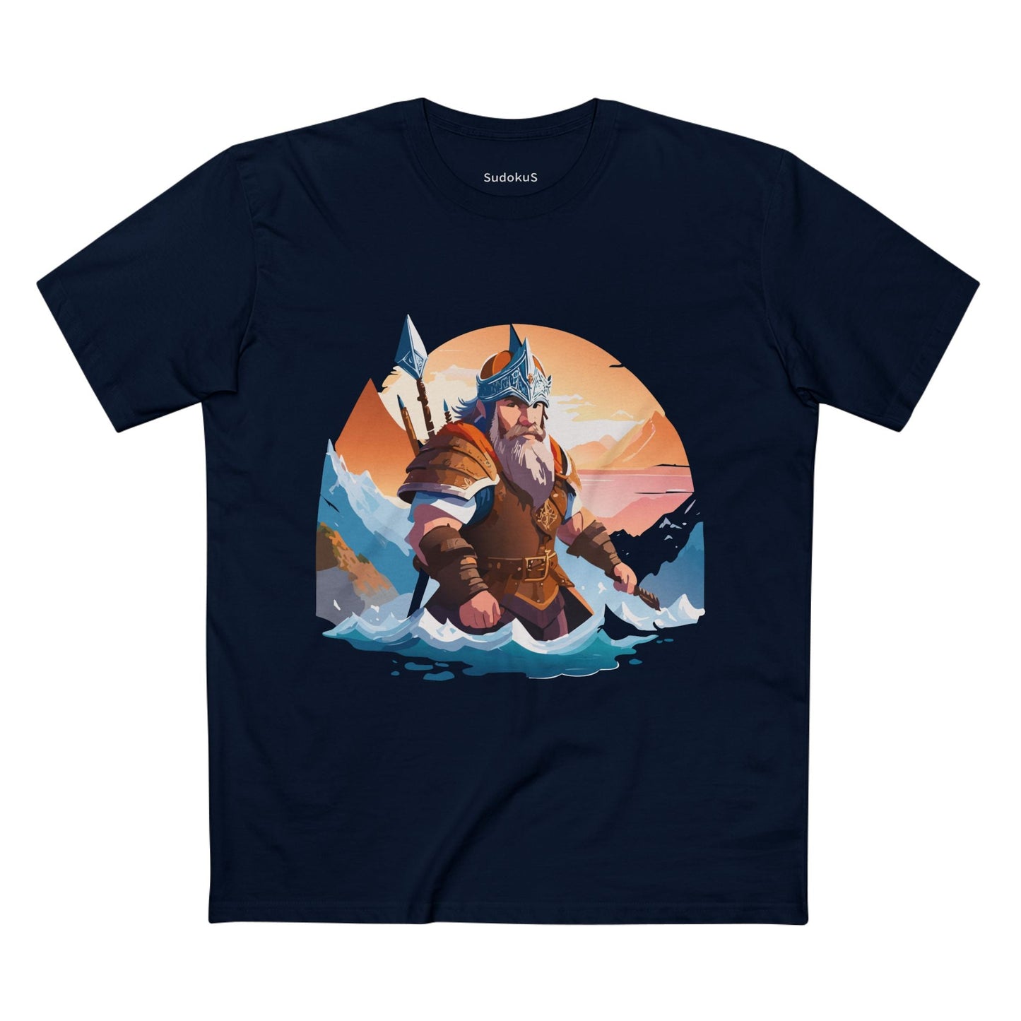 Viking Graphic Unisex 100 Cotton Staple Tee 26