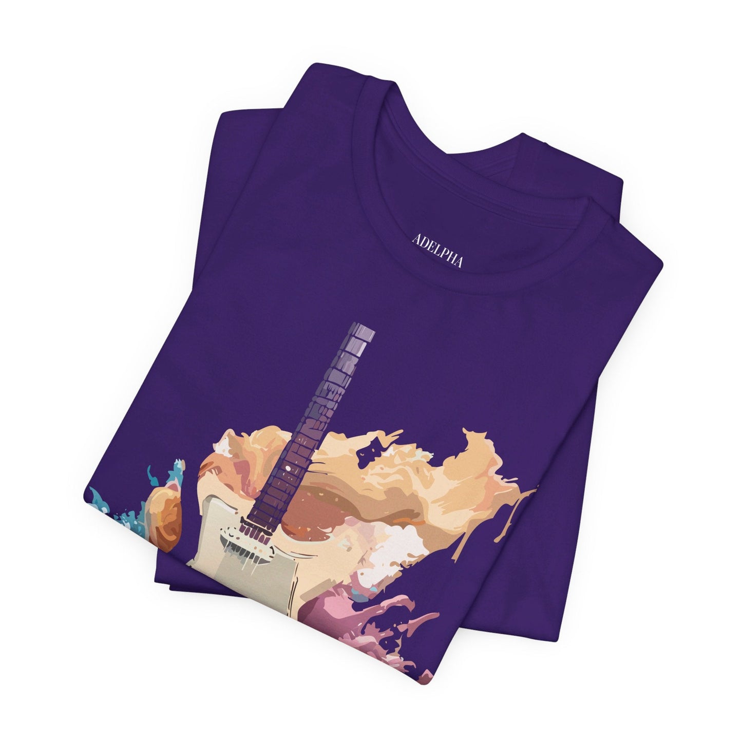 Adelpha Music Graphic T Shirt Unisex Jersey Short Sleeve Vintage Inspired Artwork Tee