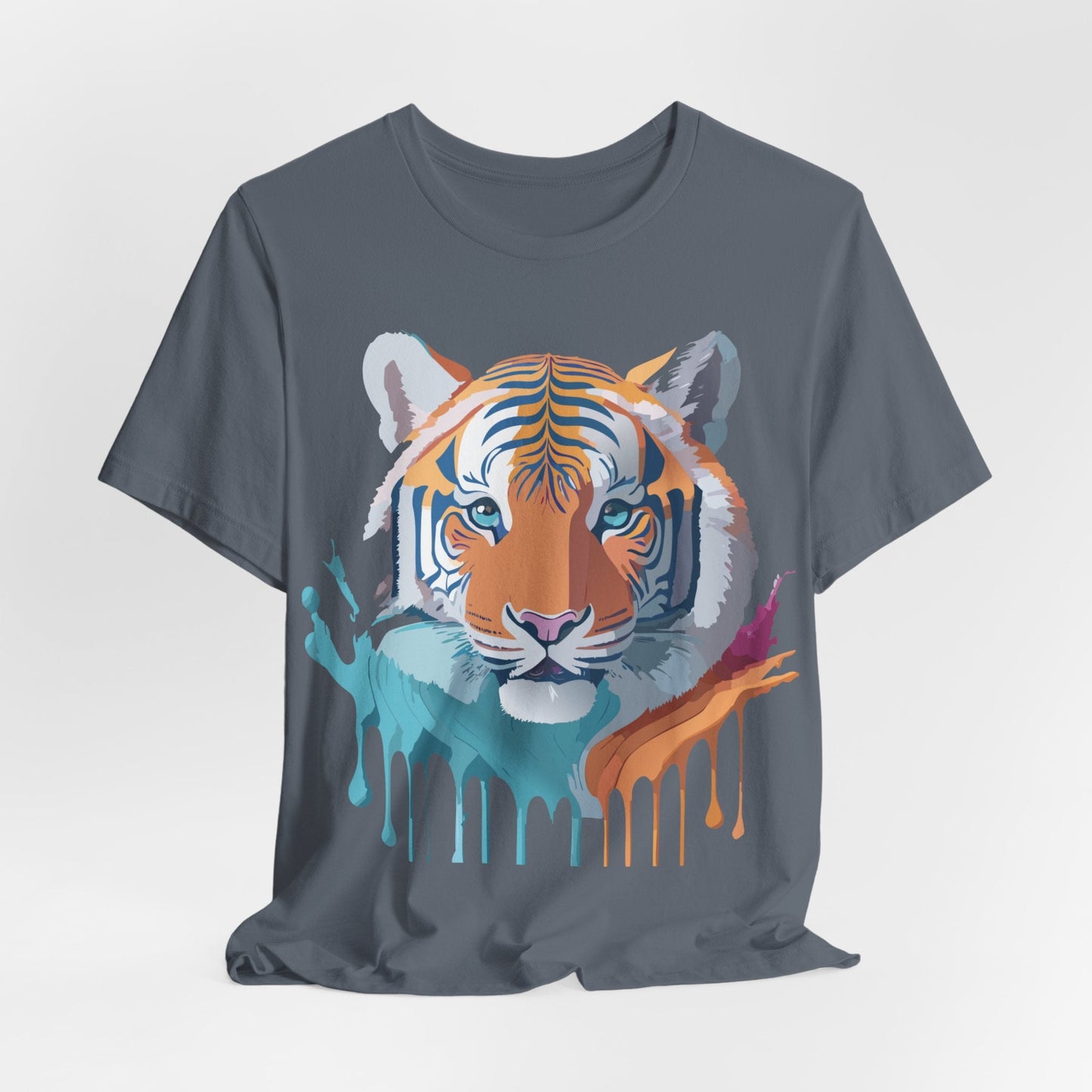 Tiger Graphic Tee Unisex Jersey Short Sleeve Vintage Inspired Artwork Adelpha Art Design