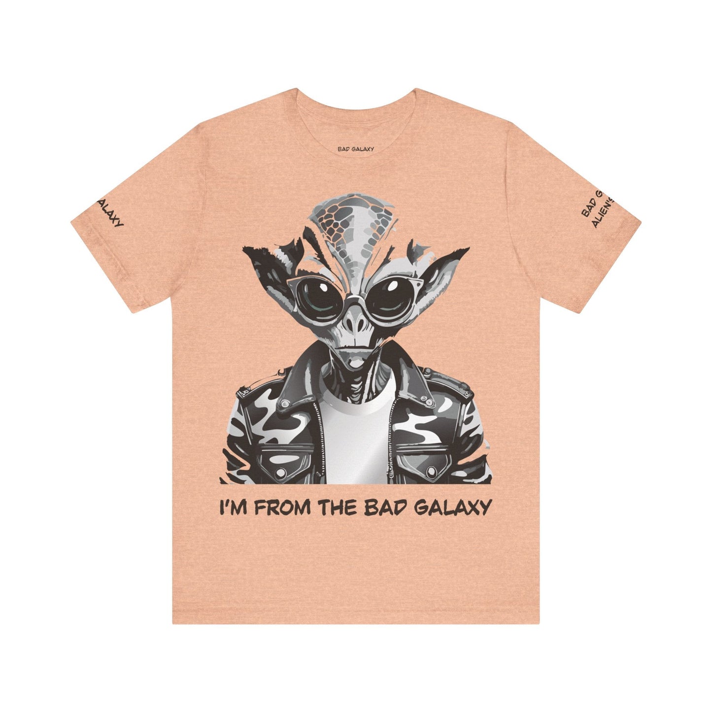 Alien Tee Shirt From Bad Galaxy Made To Order 100 Percent Cotton Eco Friendly Inks
