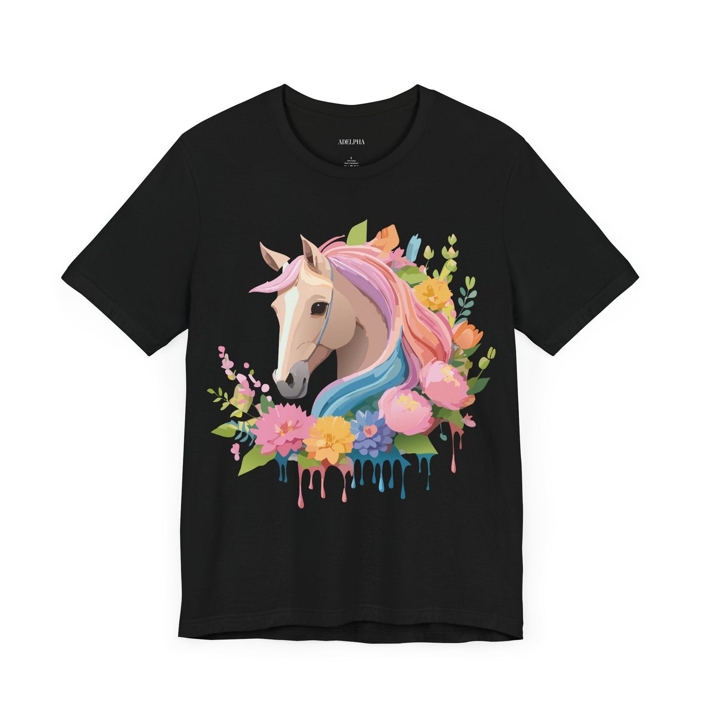 Horse Graphic Unisex 100 Cotton Vintage Animal Art T-Shirt 2