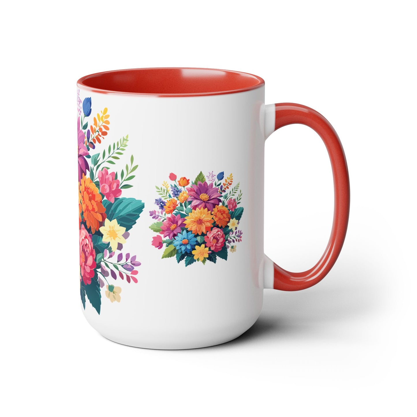 Floral Mug, Floral Cup