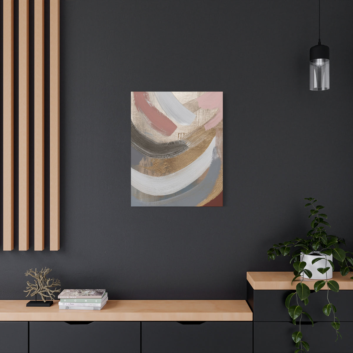 Abstract Pastel Painting Print Canvas 20x24,20x30,24x30 24x32,24x36,30x40 32x48,36x48,40x60 Pine-Wood Inner Frame ABS-90