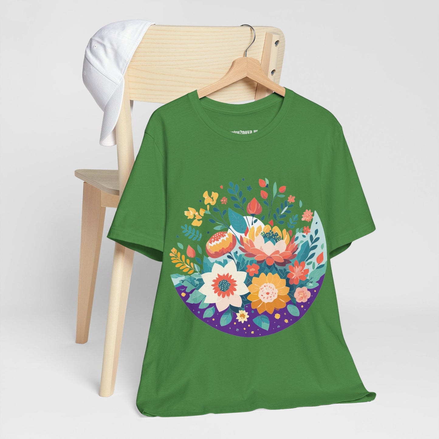 Flowers Shirt Floral Shirt Unisex Jersey Short Sleeve Tee Breathable Fabric Free Shipping