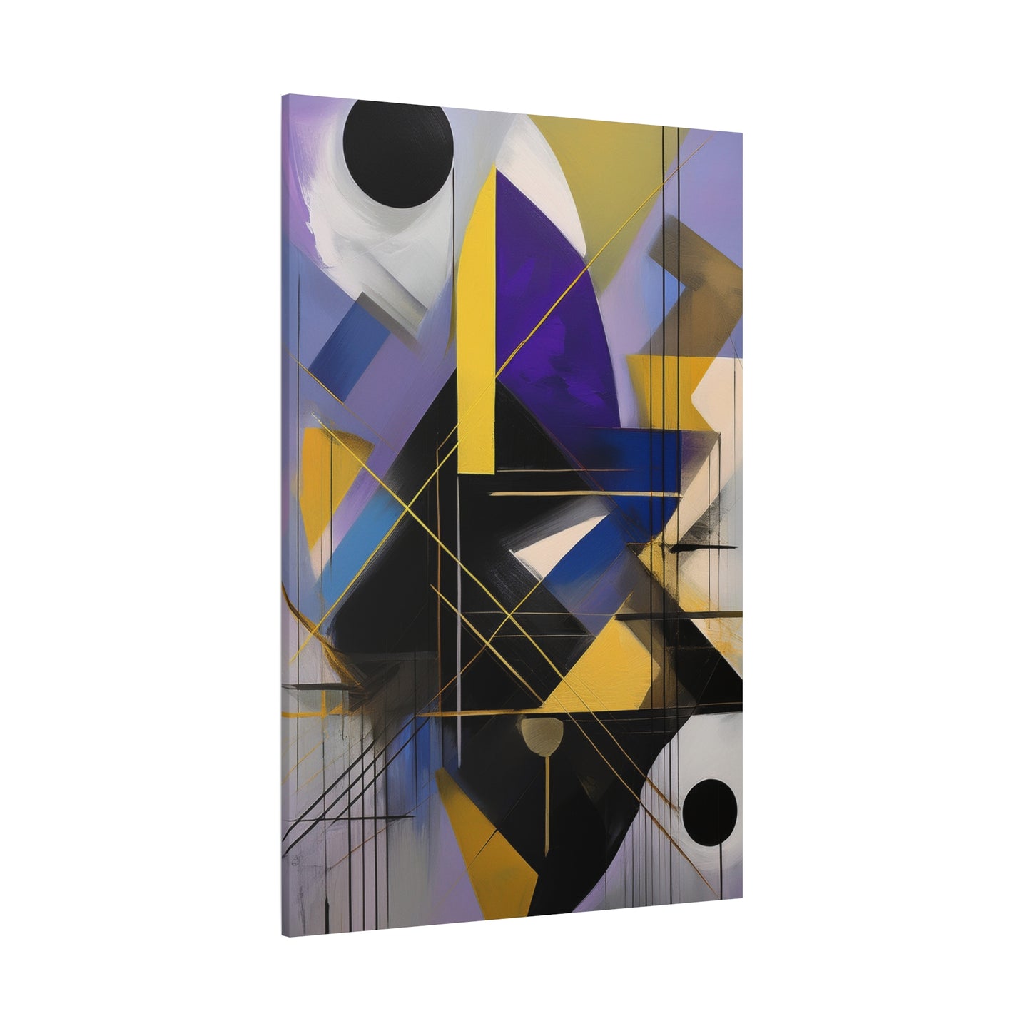 Purple Abstract Painting Print Canvas 20x24,20x30,24x30, 24x32,24x36,30x40, 32x48,36x48,40x60 Pine-Wood Inner Frame ABS-33