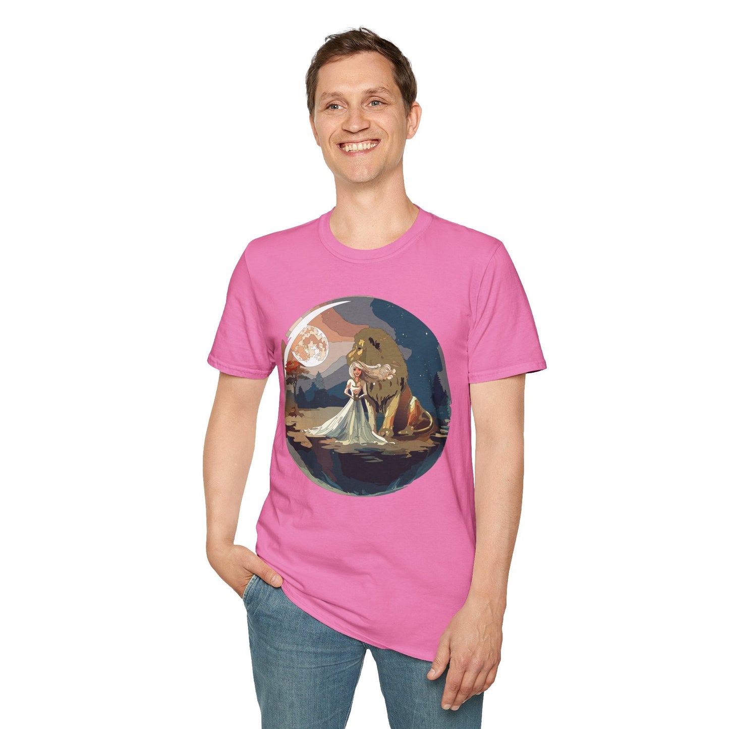 Womens Graphic T Shirt Art Design Unisex Softstyle 64000 Gildan Short Sleeve Tee