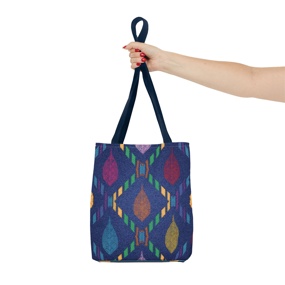 Diwali Graphic Denim Fabric Imitation Print Unisex Canvas Bag Poly Spun 3 Sizes Tote Bag 205-1