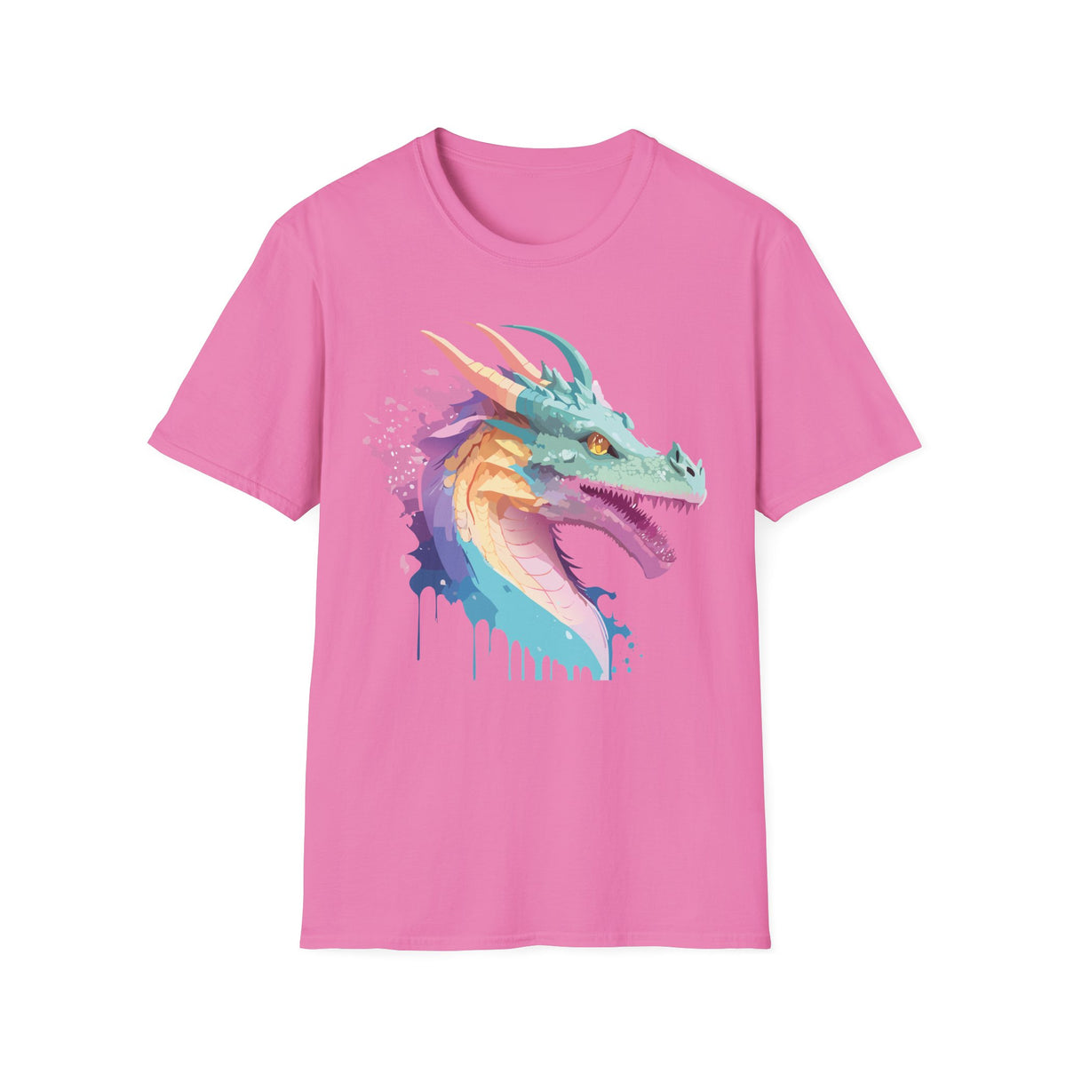 Dragon Graphic Tee Gildan Unisex 100 Cotton Tee Shirt with Animals m10