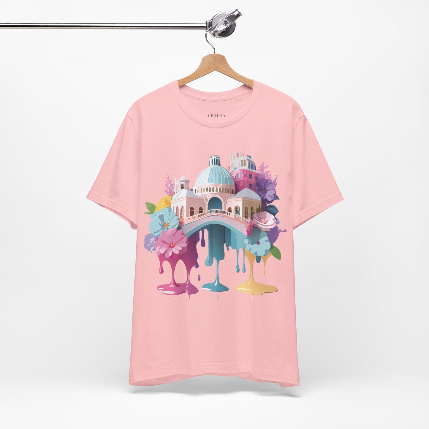 Venice Inspired Tourist Shirt Unisex Graphic Tee Adelpha Vintage Artwork Design Art