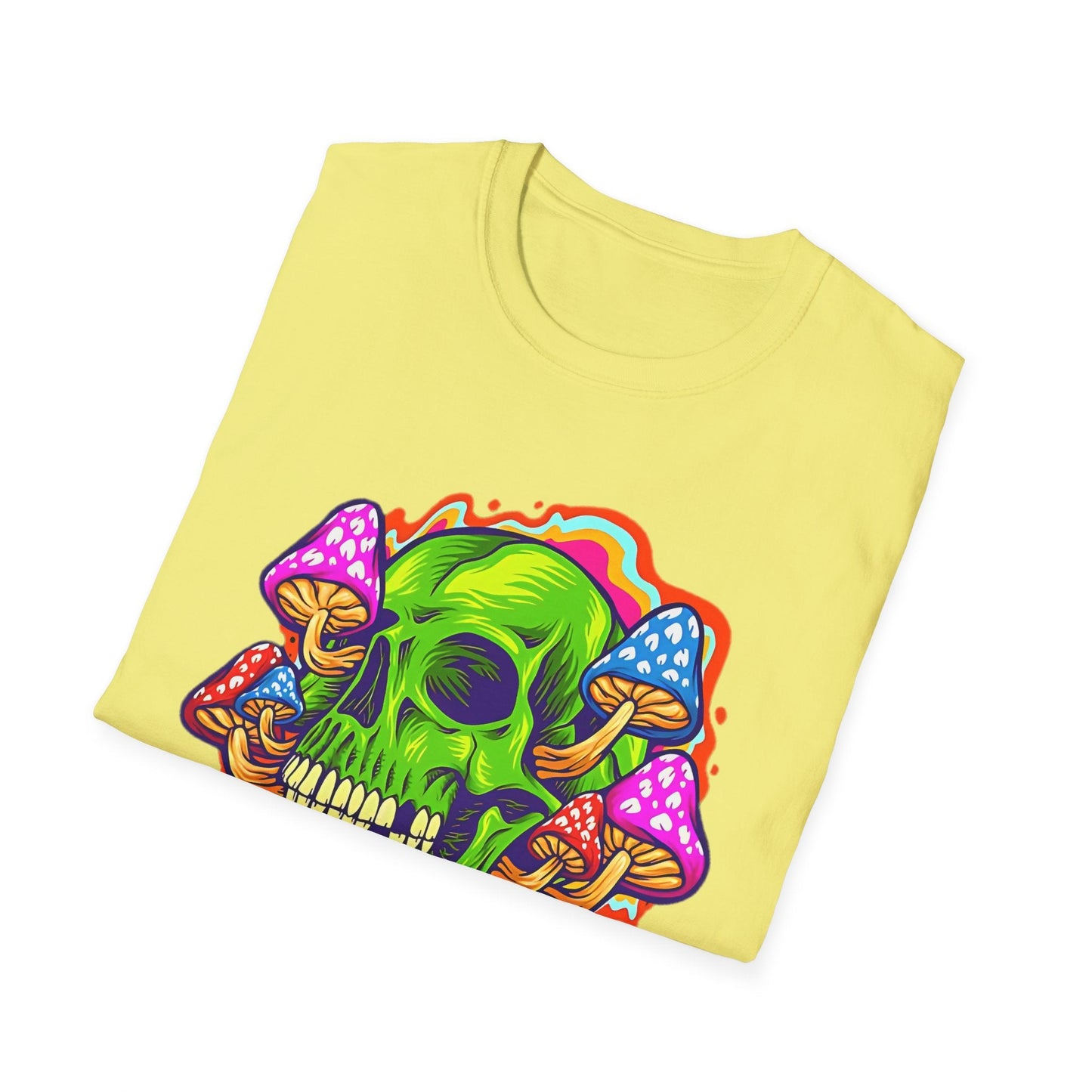 Skull Tee Shirt Unisex Skeleton Shirt With Skull Design Gildan Softstyle 64000 Cotton Tee