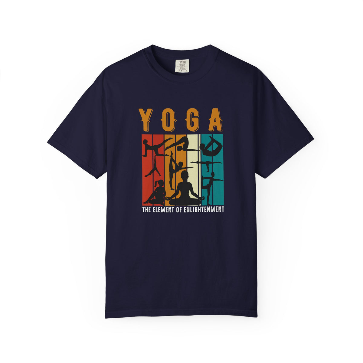 Yoga Lovers Unisex Comfort Colors Garment-Dyed Heavyweight 100 Cotton Art Design T-Shirt w191
