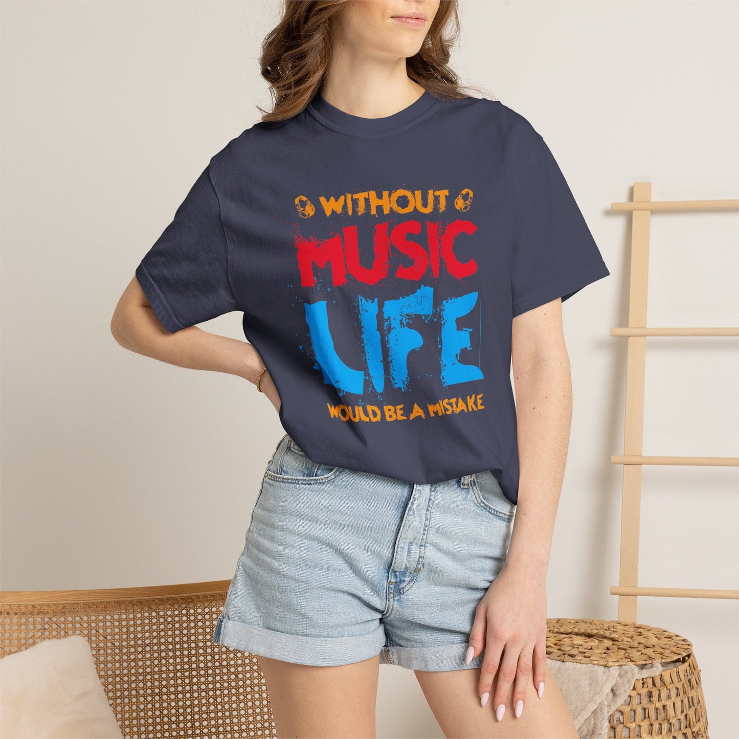 Music Graphic Design Unisex Cotton T-shirt 032