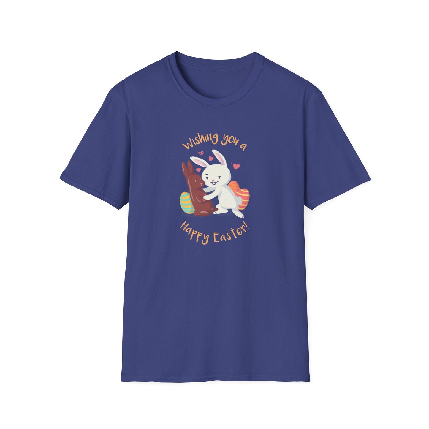 Easter Bunny T Shirt With Easter Signature And Prints Unisex Tee Design For All Occasions