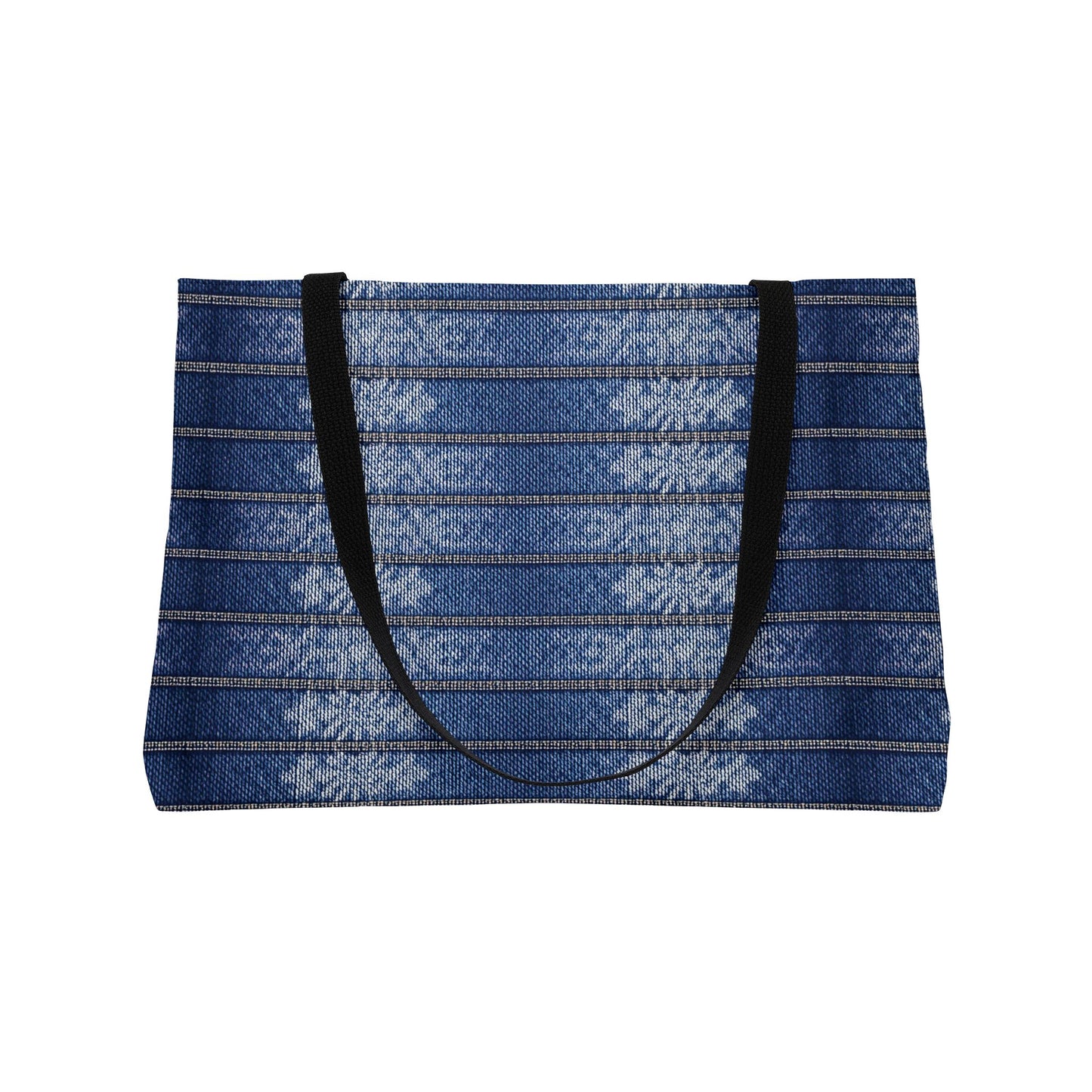 Denim Print Yoga Bag High-Quality 100% Spun Poly 24x13 Canvas Bag 89