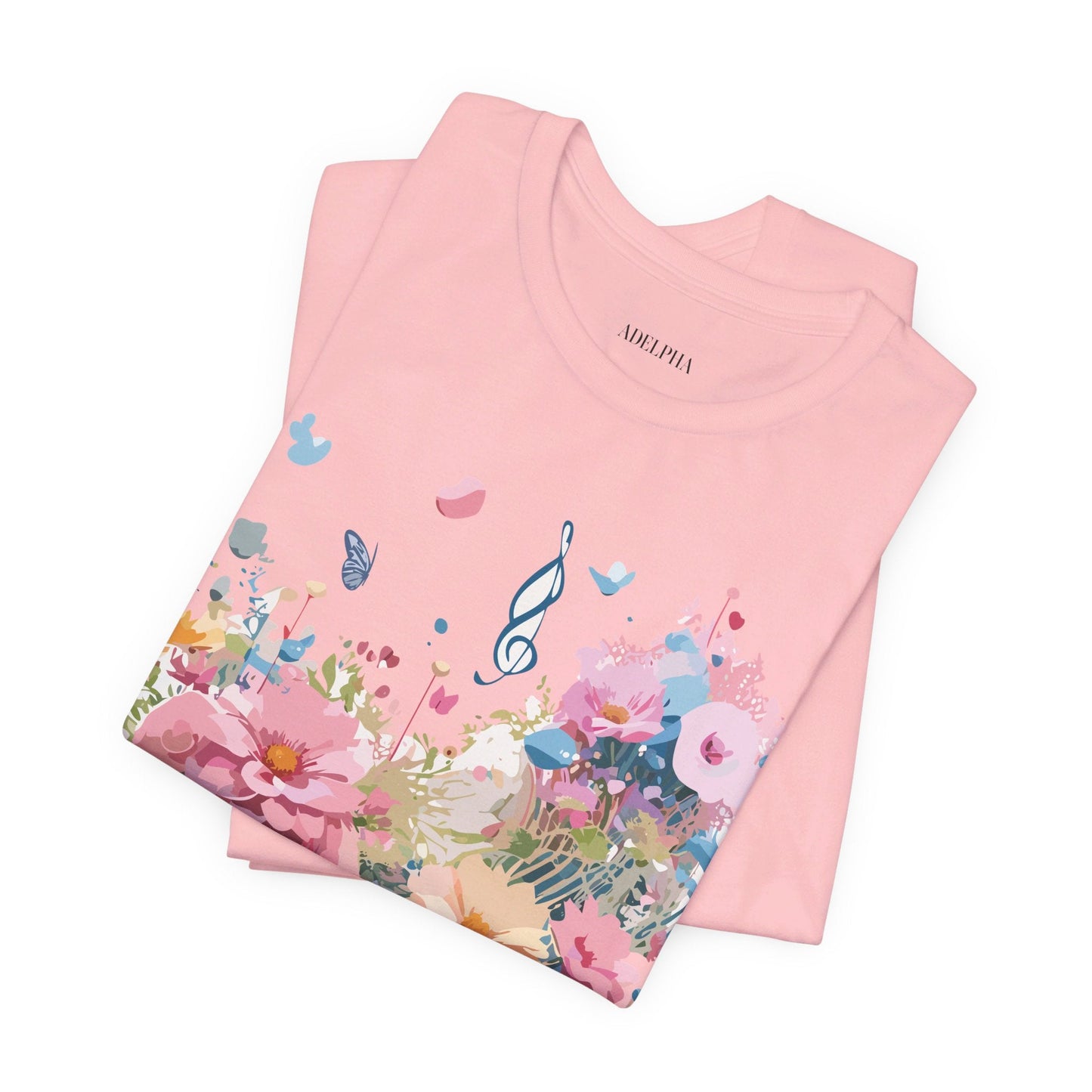 Adelpha Vintage Inspired Music Graphic Unisex T Shirt Tee For Everyday Casual Wear