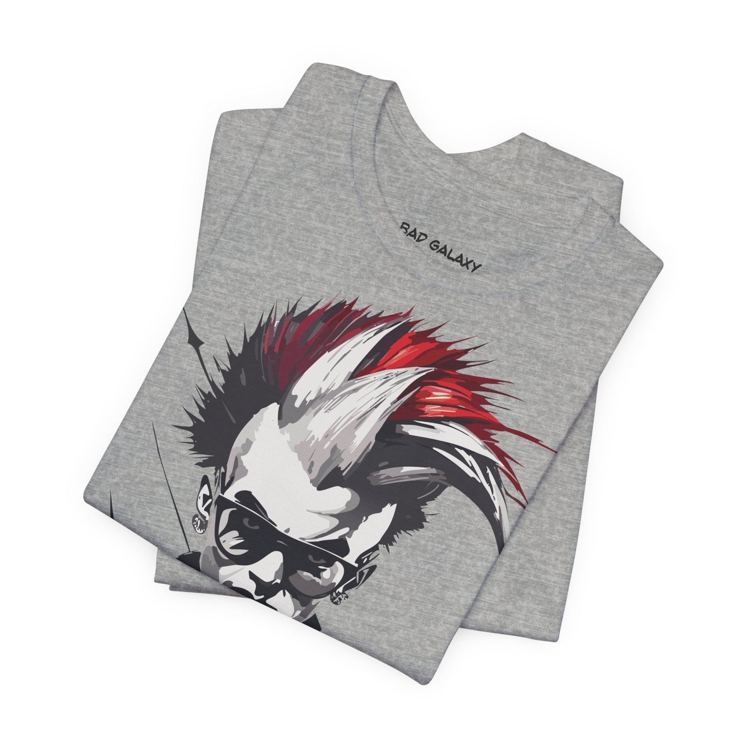 Punk Rock Tee Shirt From Bad Galaxy Made To Order 100 Cotton Free Shipping Eco Friendly Inks
