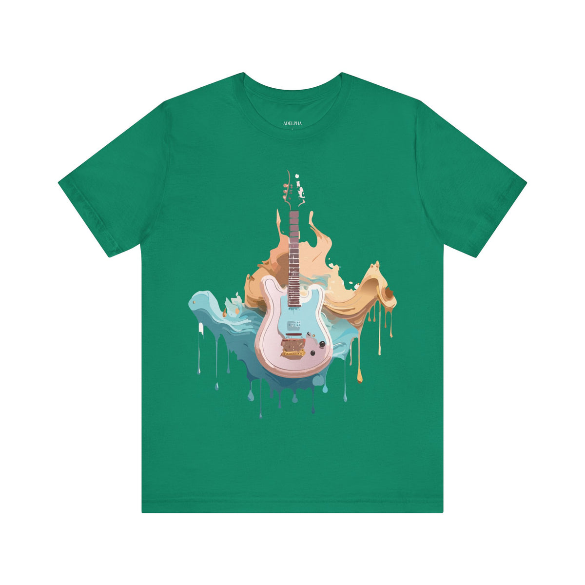 Music Graphic Unisex Cotton Bella+Canvas Tee with Art Design m98