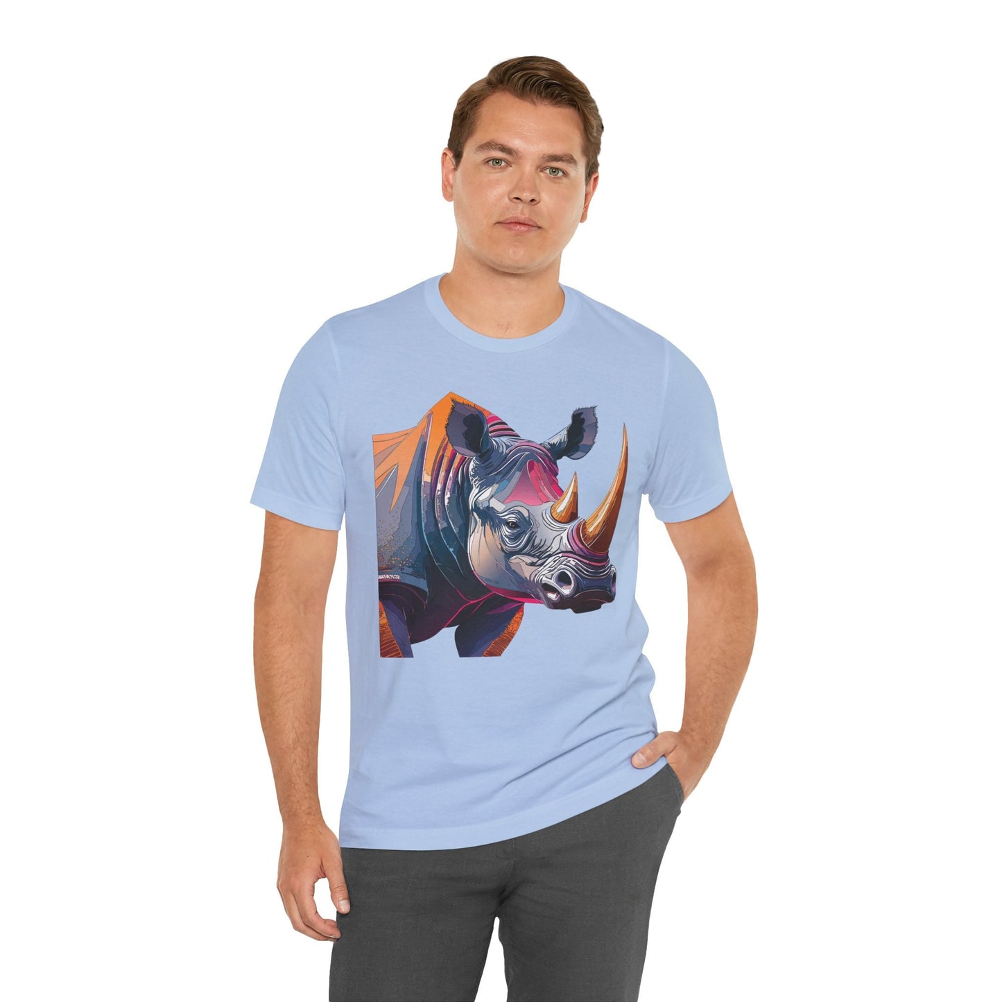 Unisex Animal Print Tee Shirt Featuring Wild Animals Art Design For Everyday Wear