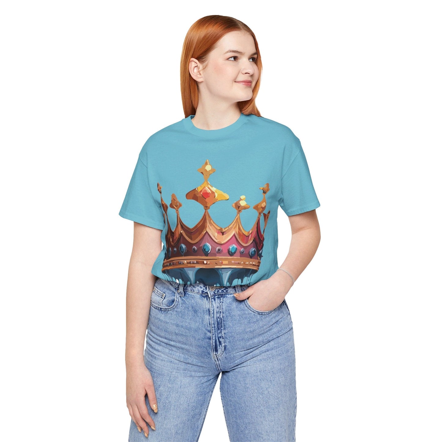 Adelpha Crown Graphic Tee Unisex Short Sleeve Jersey Art Shirt Vintage Inspired