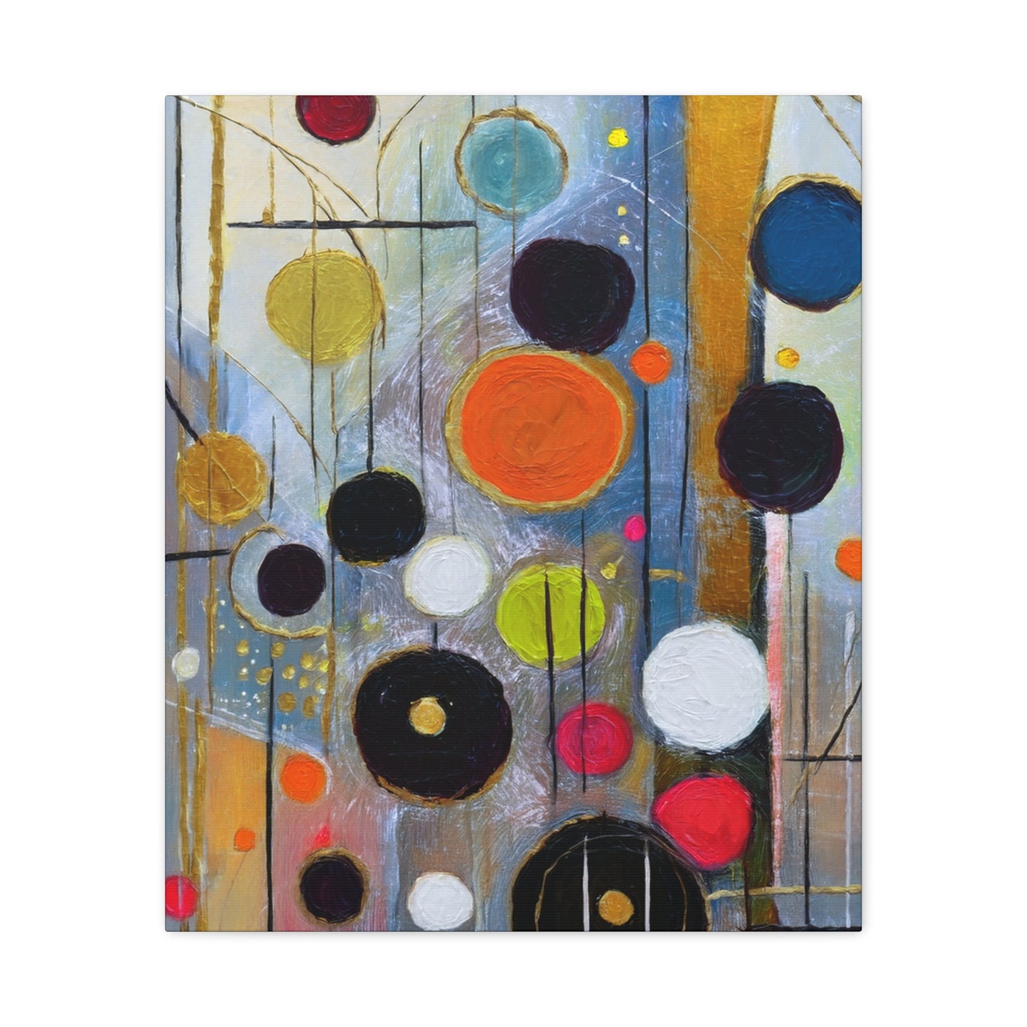 Abstract Oil Painting Print Canvas 20x24,20x30,24x30 24x32,24x36,30x40 32x48,36x48,40x60 Pine-Wood Inner Frame ABS-108