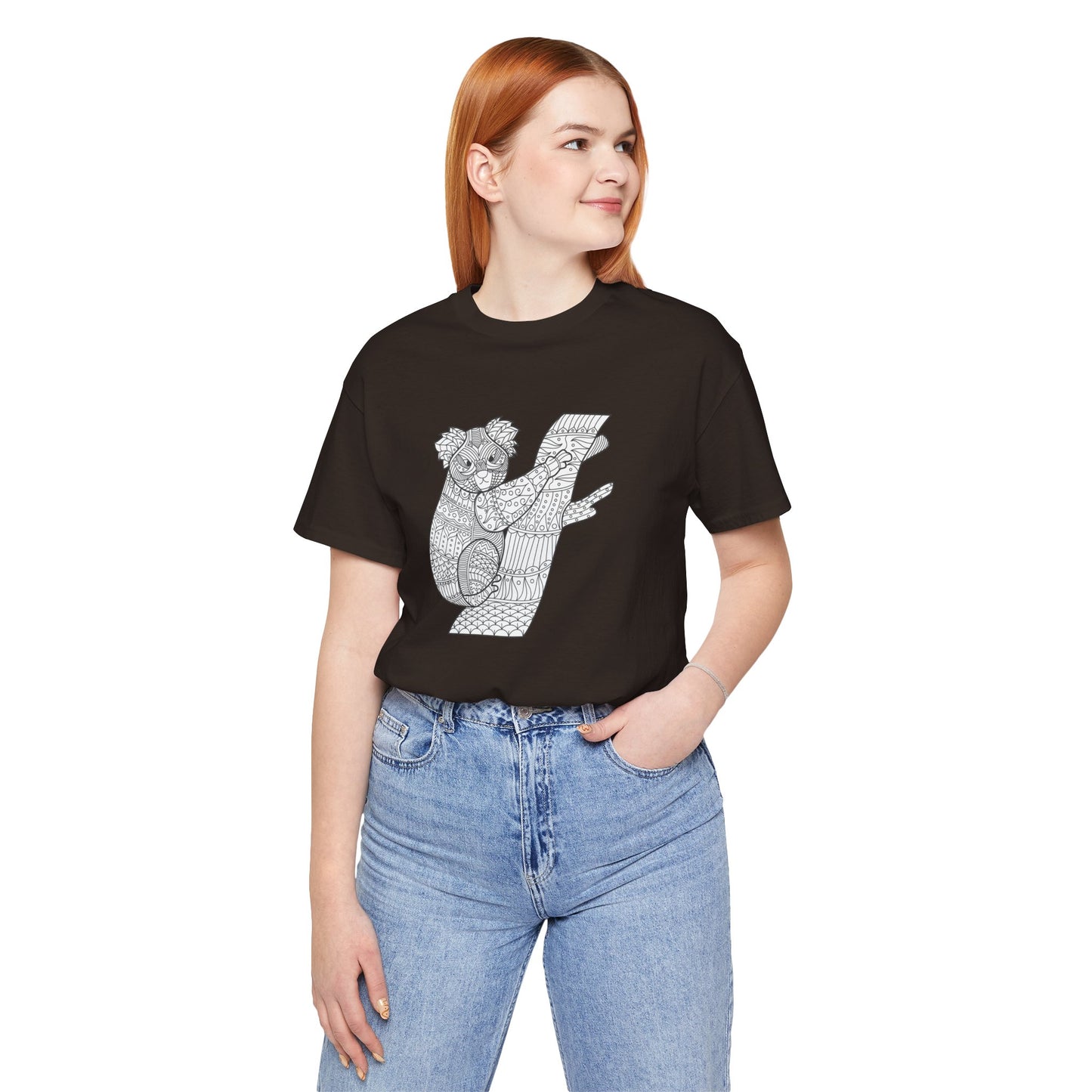 Tee-shirt unisexe avec imprimé animaux 