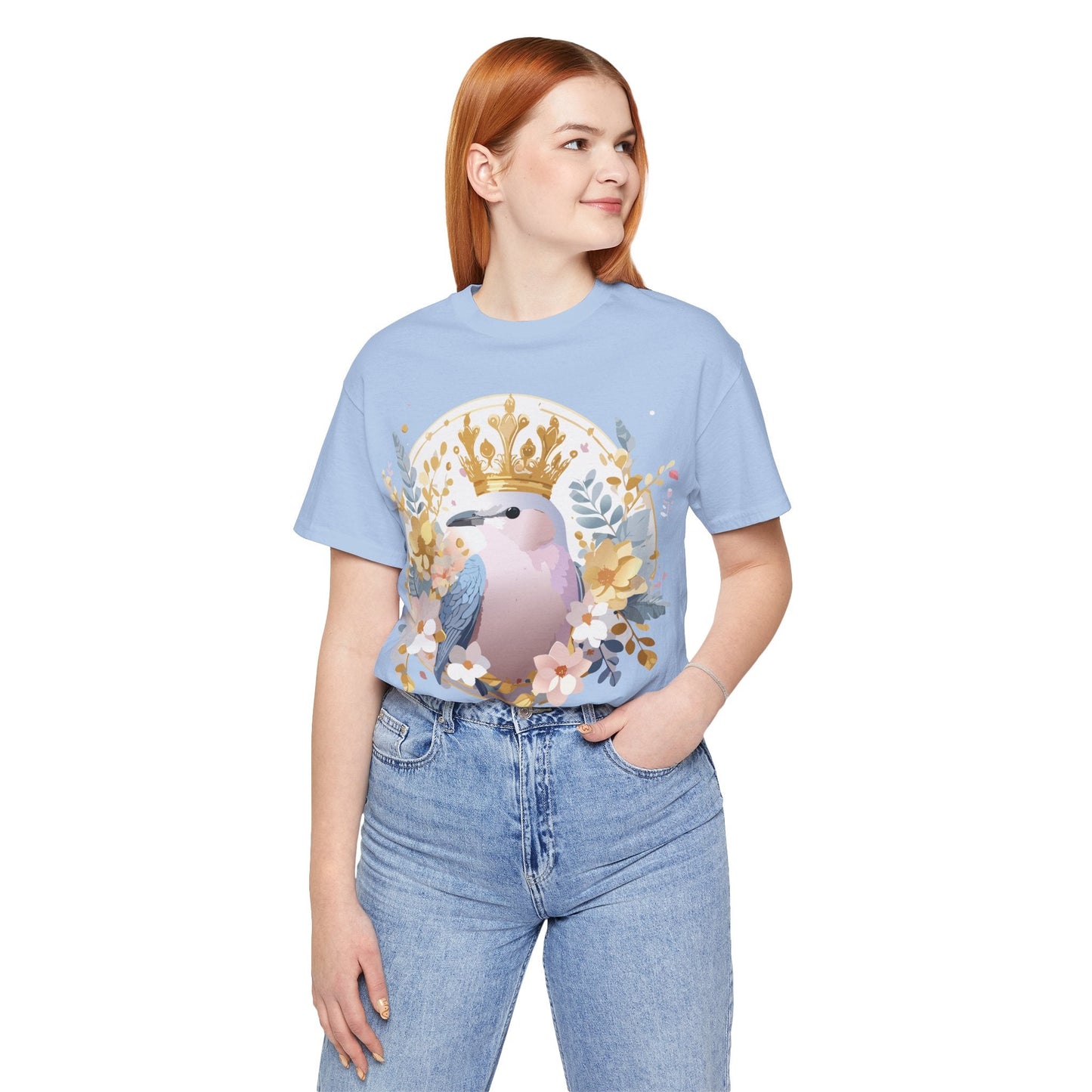 Adelpha Medallion Graphic Tee Unisex Short Sleeve Vintage Inspired Artwork Shirt